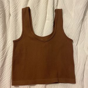 Brown Tank Top NWOT